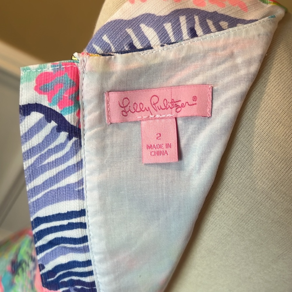 Lilly Pulitzer MILA Roar of the Seas Shift Dress - Picture 7 of 12